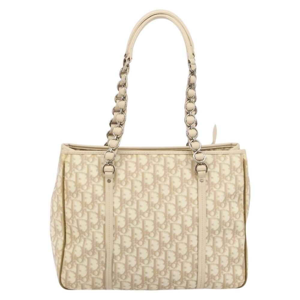 Dior Trotter Romantic Chain Bag Beige Handbag